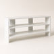 Blanc / L100cm / H45cm / L40cm